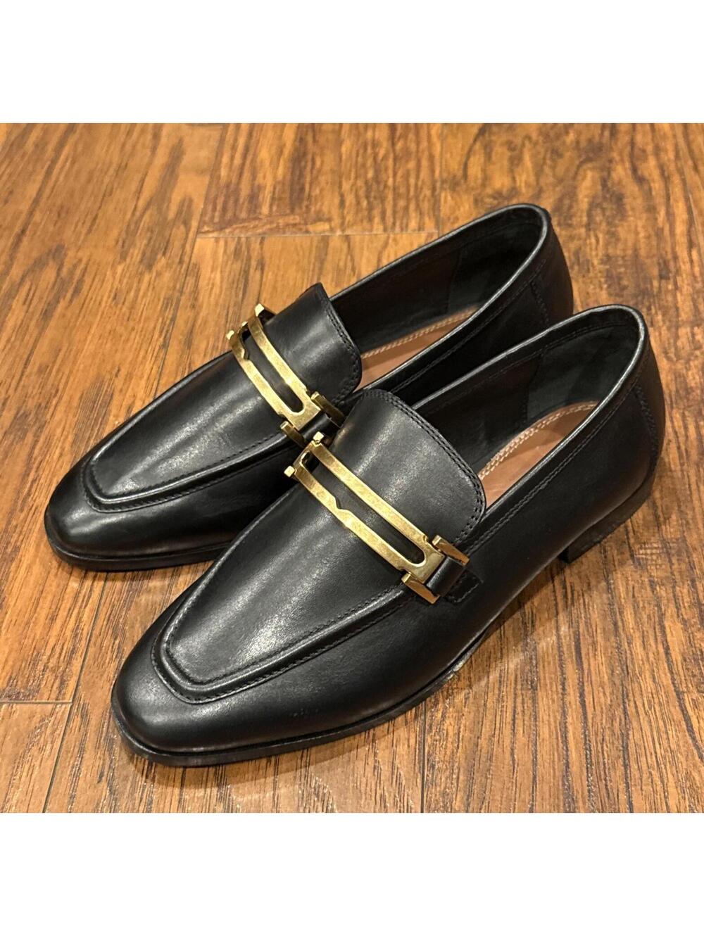 New Reiss Angela Loafers Black Shoes Women's U.S. 5.5 EU 36 UK 3